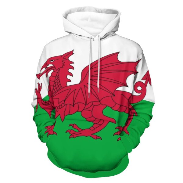 Wales Welsh Flag Hoodie