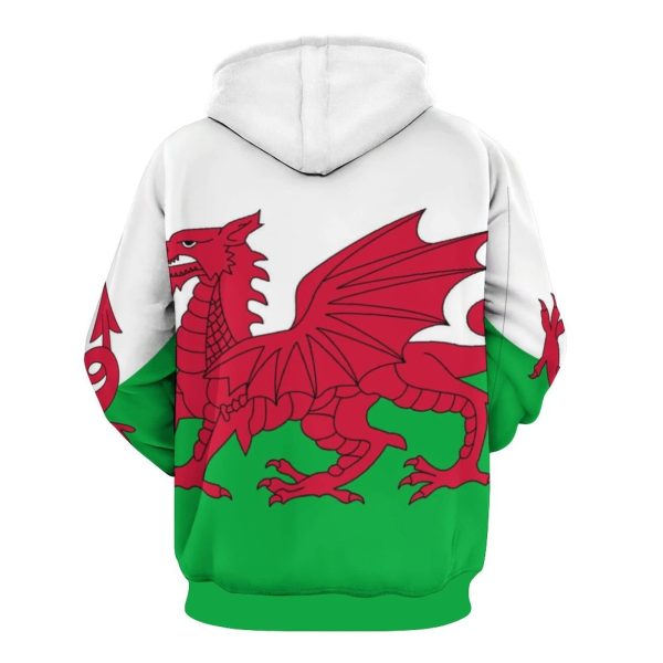 Wales Welsh Flag Hoodie