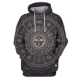 Moon Phase Vector Hoodie